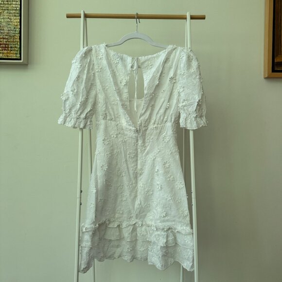 Majorelle White Floral Mini Dress NEVER WORN - Size XS - Picture 5 of 5